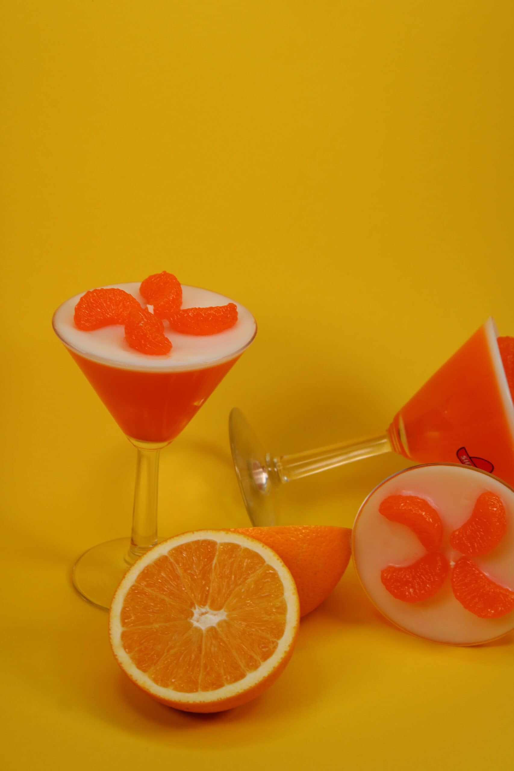 handgemachte cocktailkerze mit gelwachs mandarinen – citrus & mandarine duft | 290 g handgemachte cocktailkerze mit gelwachs mandarinen – citrus & mandarine duft | 290 g