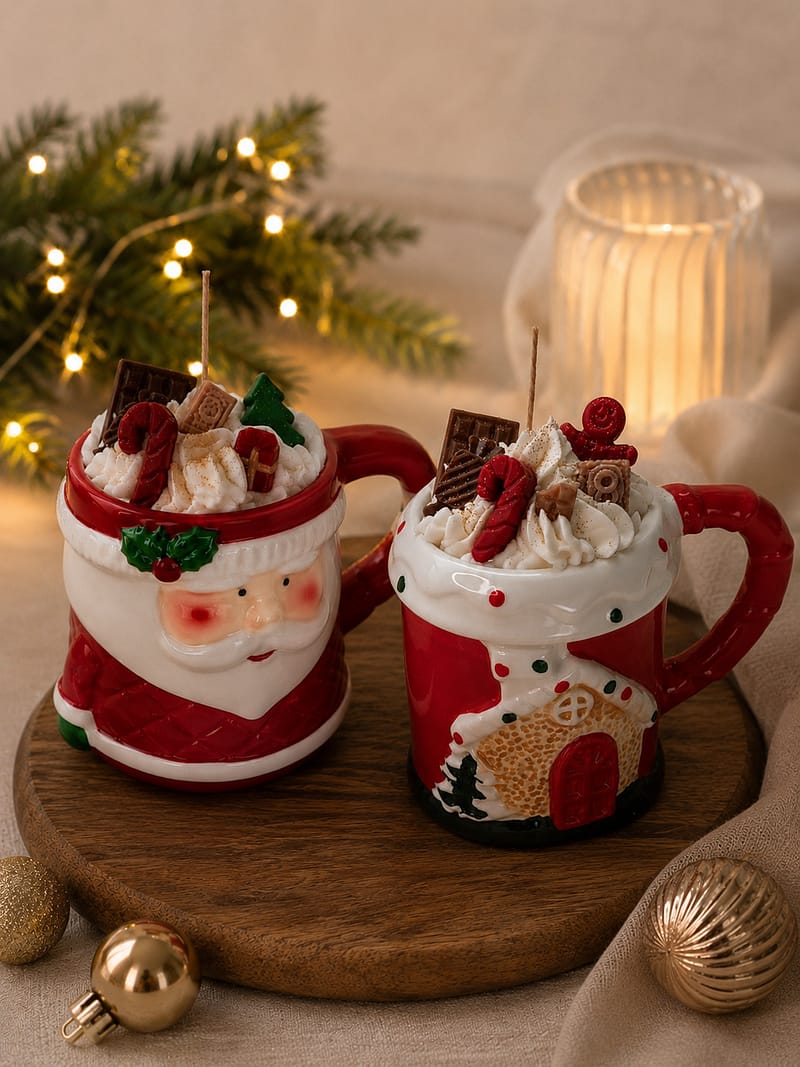 Kerzen Weihnachtliche Tassenkerze